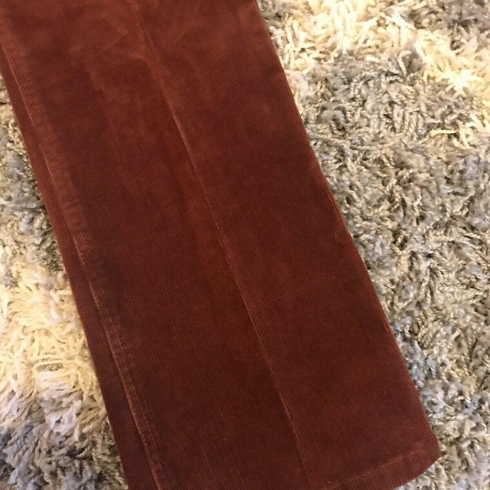 Led Luxe Essentials Maternity Brown Corduroy Pants - image 5